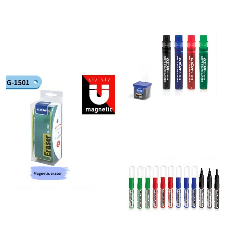 

Gxin G201 Marker Eraser Refills Set Dry Erase Markers Erasable Whiteboard Pens Back To School Useful