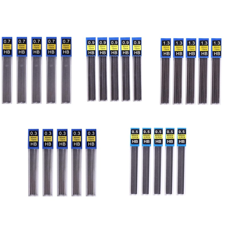 

Student Stationery Pencil Refills, 5Pcs/Set, 0.7Mm Lead For Reliable Writing And Sketching