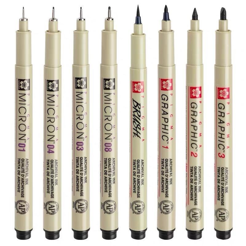 

Pigma Micron Pen Neelde Drawing Pen 003 005 01 02 03 04 05 08 1.0 2.0 3.0 Brush Art Markers Designer