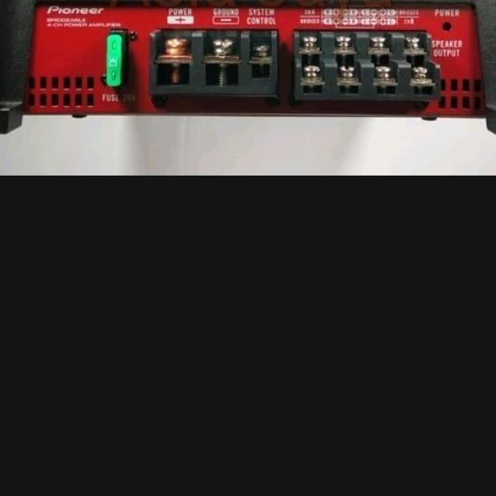 Power Amplifier Mobil 4 Channel Pioneer Gm-A4704 520W - Asli