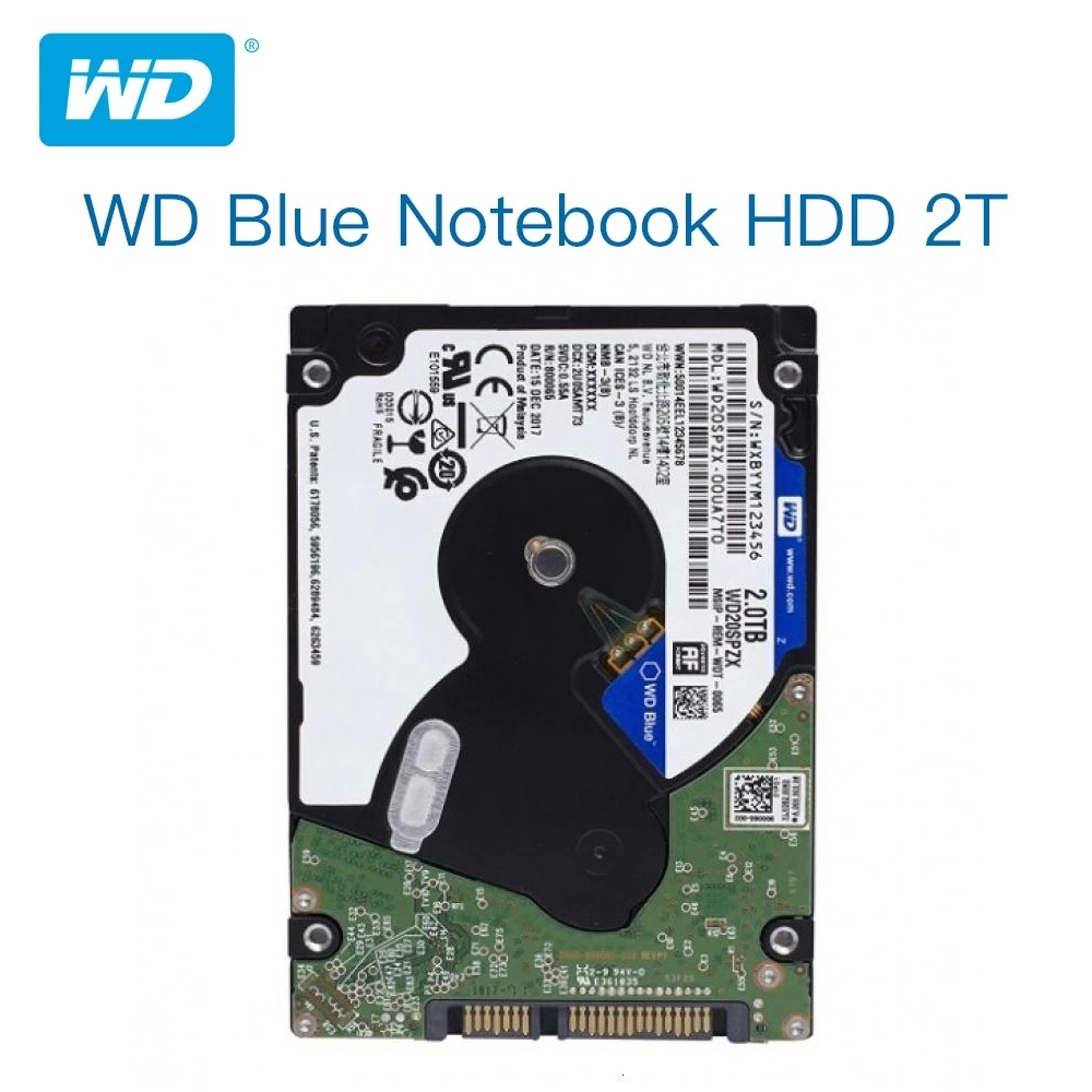 Western Digital Wd 1Tb 2Tb 4Tb 2.5" Internal Hard Disk Drive For Laptop Notebook Playstation 4 Ps4