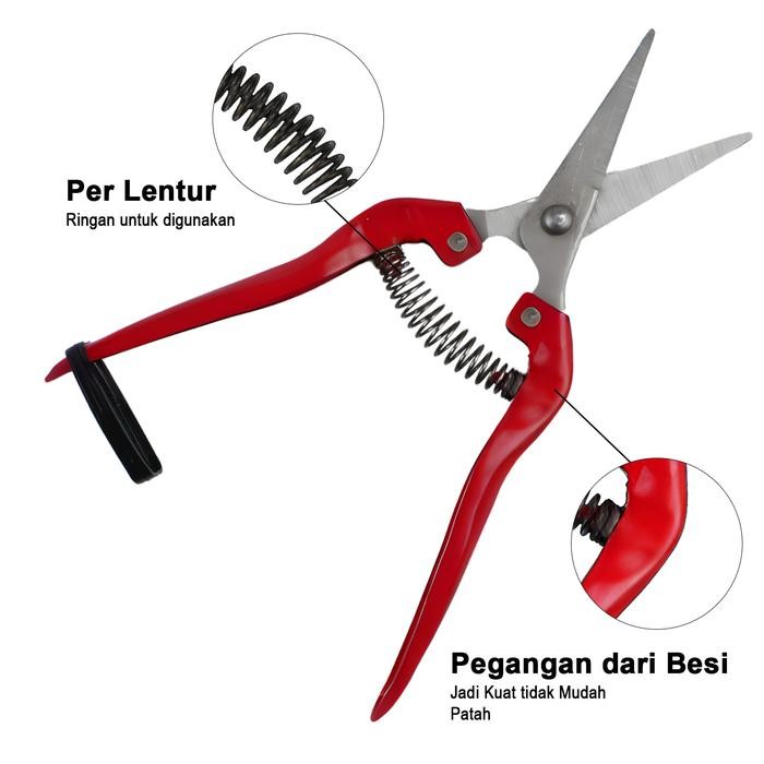 HARGA PROMO ALLEFIX GUNTING RANTING TANAMAN DAHAN BONSAI, PISAU STAINLESS STEEL TAJAM ANTI SLIP