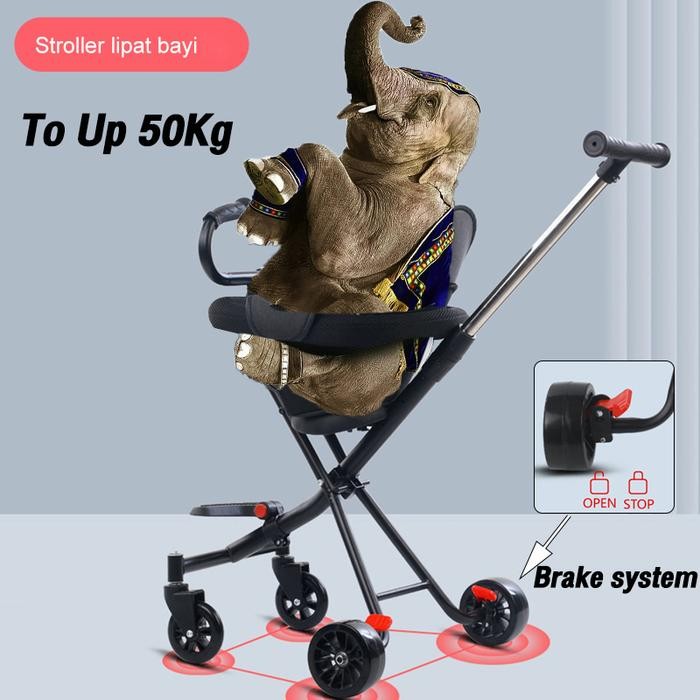 Stroller Baby Lipat Stroler Bayi Lipat Kereta Dorong Bayi Lipat/Kereta Dorong Naungan Lipat Kereta