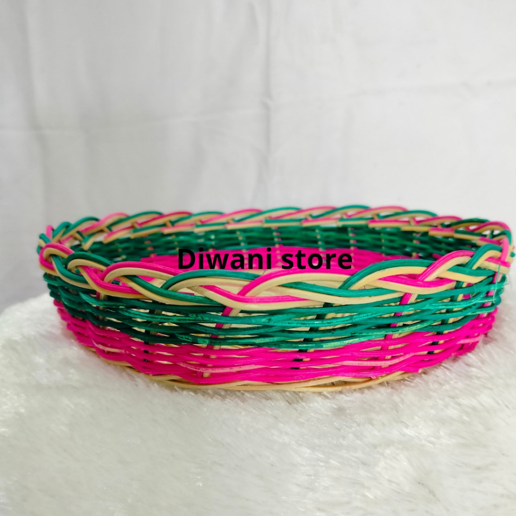 Terapitrendy Sodan Rotan D 25 Cm/Sodan Rotan /Sodan Warna Cantik/Kranjang Buah