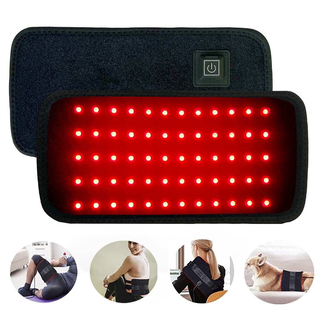 LED Red Light Therapy Belt for Pain Relief 660nm 850nm Red Infrared
