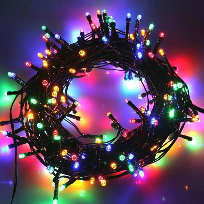 New Lampu Natal/Lampu Tumblr Full 100 Led 7 warna MS-100