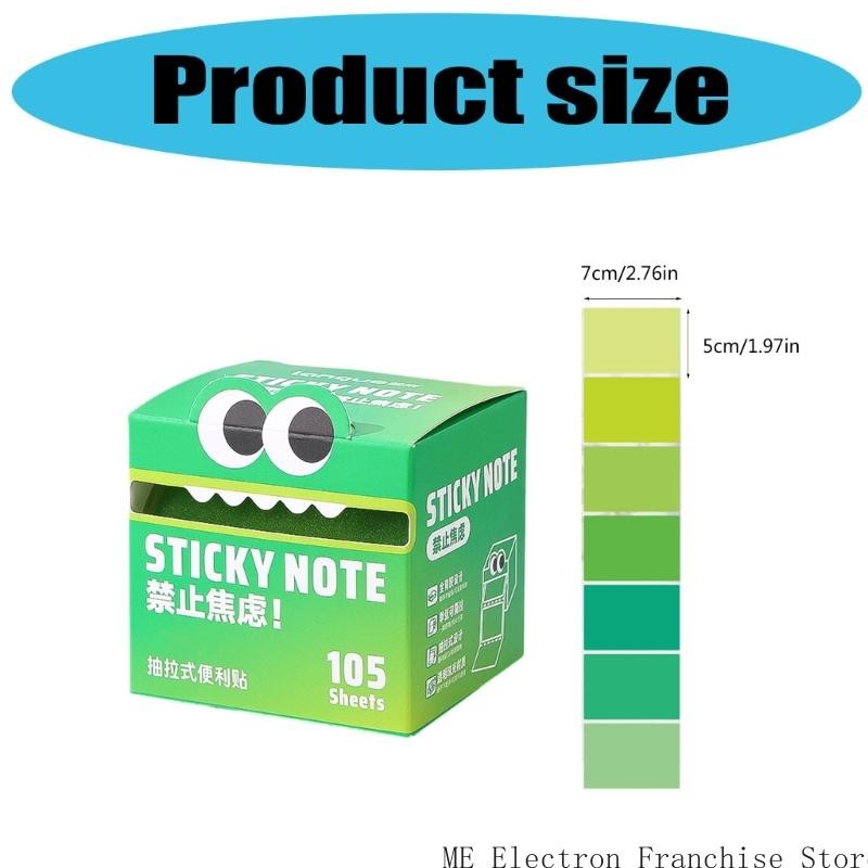 

Pull Out Note Paper 105 Sheets Pearlescent Sticky Notes Notepads For Writing Note Taking Reminder On