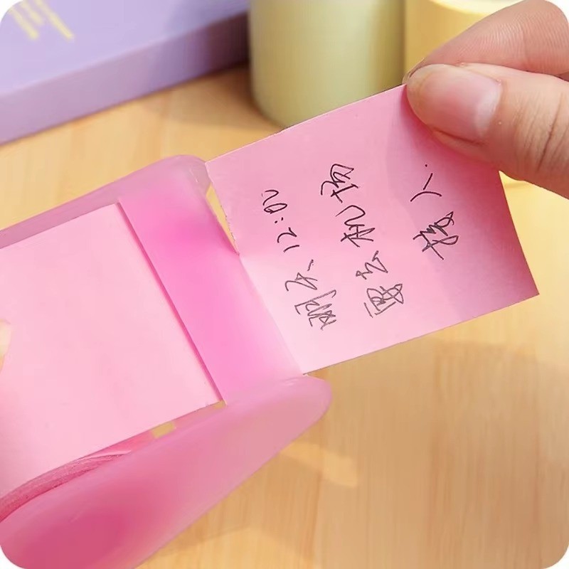 

Colorful Sticky Notes Notebooks Removable Self-Adhesive Tape Holder Stationery Office Stationery