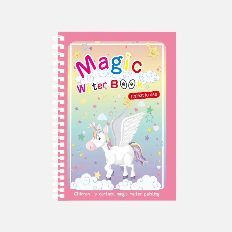 

Magic Water Drawing Book For Kids Montessori Children'S Reusable Coloring Book Sensory Early
