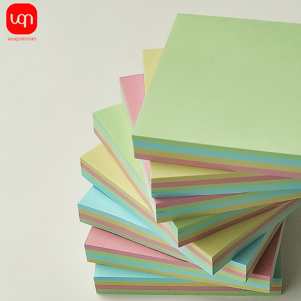

100 Sticky Notes 4 Cute Colored Sticky Notes, Removable Self-Adhesive Notes For Office, School,