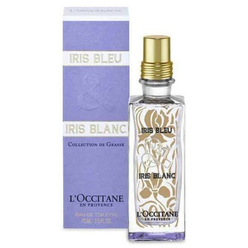 PARFUM ORIGINAL EROPA Loccitane Iris Bleu & Iris Blanc for women EDT 75ml PARFUME WANITA / Parfum wa