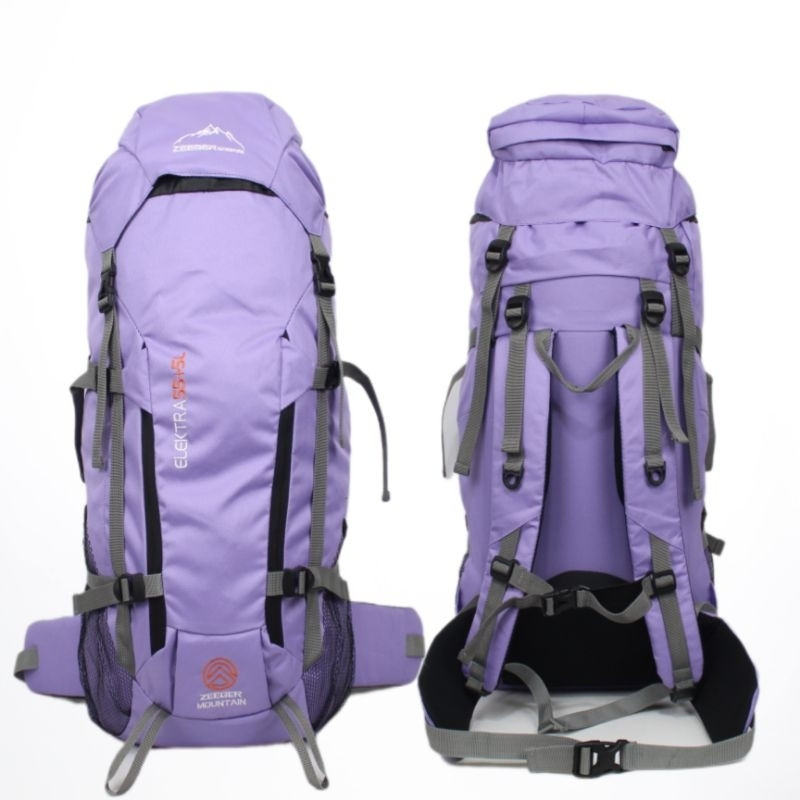 PROMO / Carrier 45 Liter/Tas Hiking 45L Warna Ungu Lilac