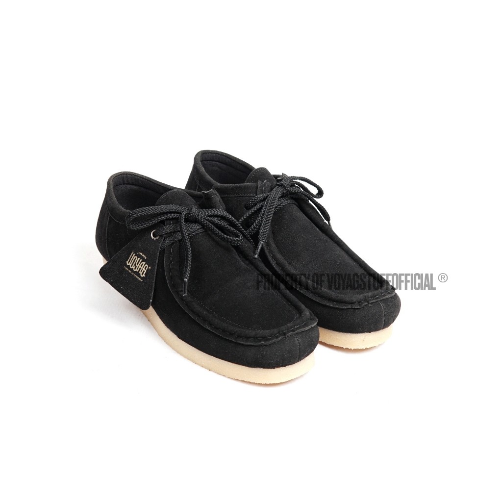 Voyagstuffofficial - Zayn Suede Black Boots Pria