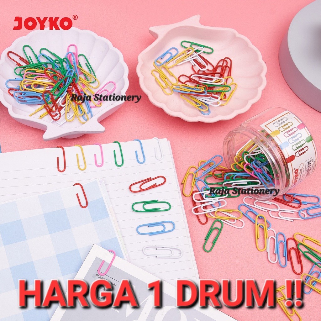 

Joyko Paper Clip SET / Klip Kertas Penjepit File Joyko Warna CLIP-474 - RAJA BIGBOX