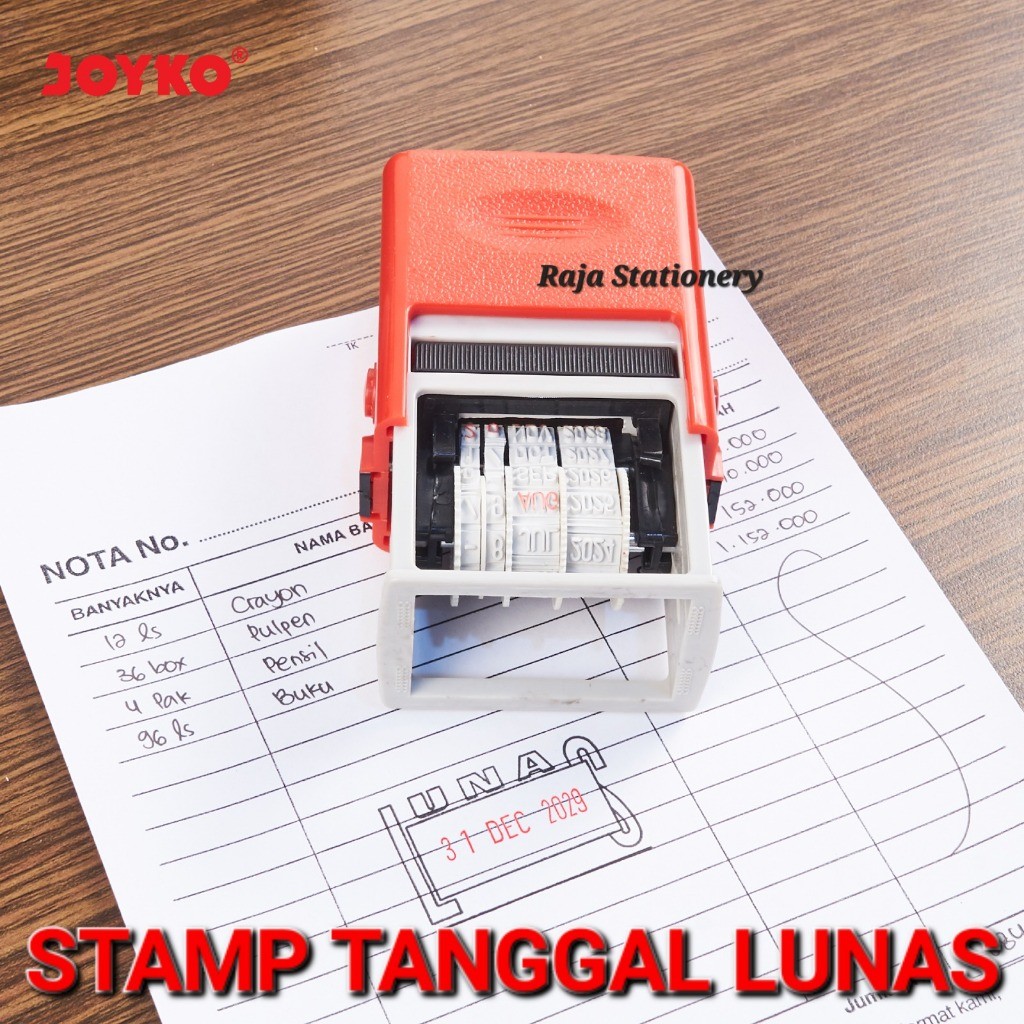 

Joyko Date Stamp LUNAS PAID / Stempel Tanggal LUNAS Joyko Tinta S-71 - RAJA BIGBOX