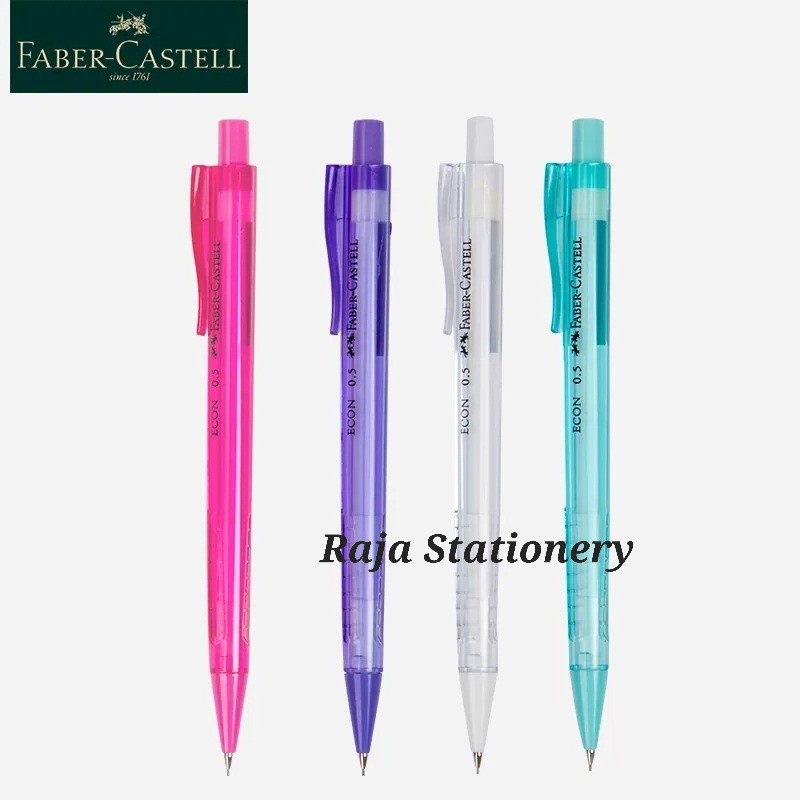 

Faber Castell Mechanical Pencil ECON 0.5 / Pensil Mekanik Faber Castell 0.5mm - RAJA BIGBOX