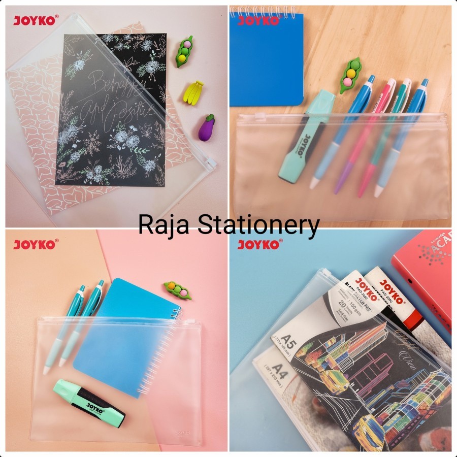 

JOYKO DOCUMENT BAG ZIPPER TRANSPARENT / TAS DOKUMEN MAP SLETING TRANSPARAN MURAH BERKUALITAS DCB-50 - RAJA BIGBOX