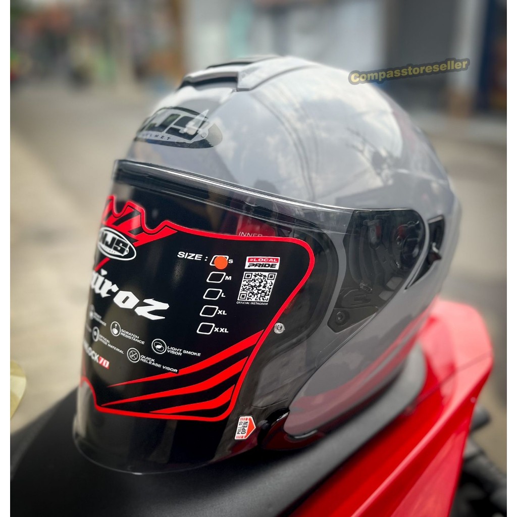 HELM NJS KAIROZ DOUBLE VISOR [ORIGINAL]