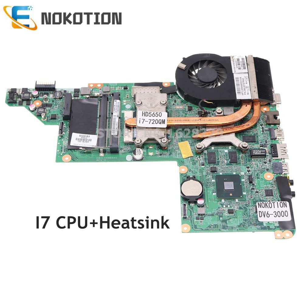 NOKOTION 630278-001 592816-001 615278-001 For HP Pavilion DV6 DV6T DV6-3000 Laptop Motherboard With 