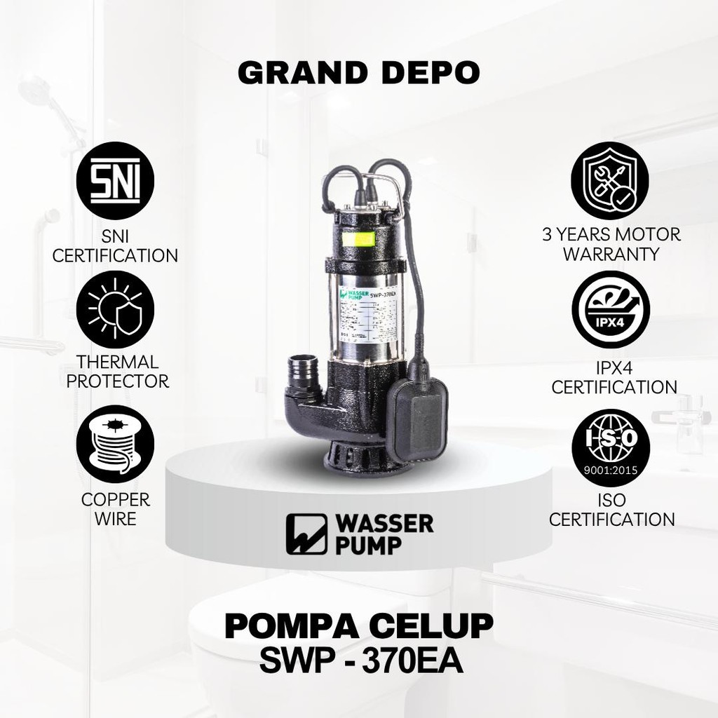 Wasser Pompa Air Celup SWP 370EA / Pompa Celup Wasser
