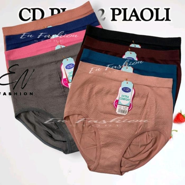 Lovina- Promo 3,6 Pcs Cd Rajut Piaoli/Celana Dalam Rajut Piaoli Free Size