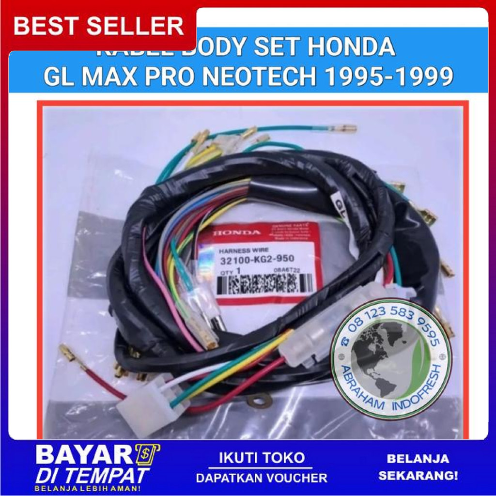 FREE ONGKIR KABEL BODI GL MAX NEOTECH BODY SET KOMPLIT MOTOR HONDA GL PRO NEOTECH BISA COD