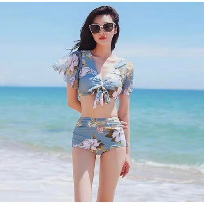 Ready Bikini Set Outer Wanita Pantai Baju Renang Murah Premium Import Sexy Bali Beachwear Swimwear