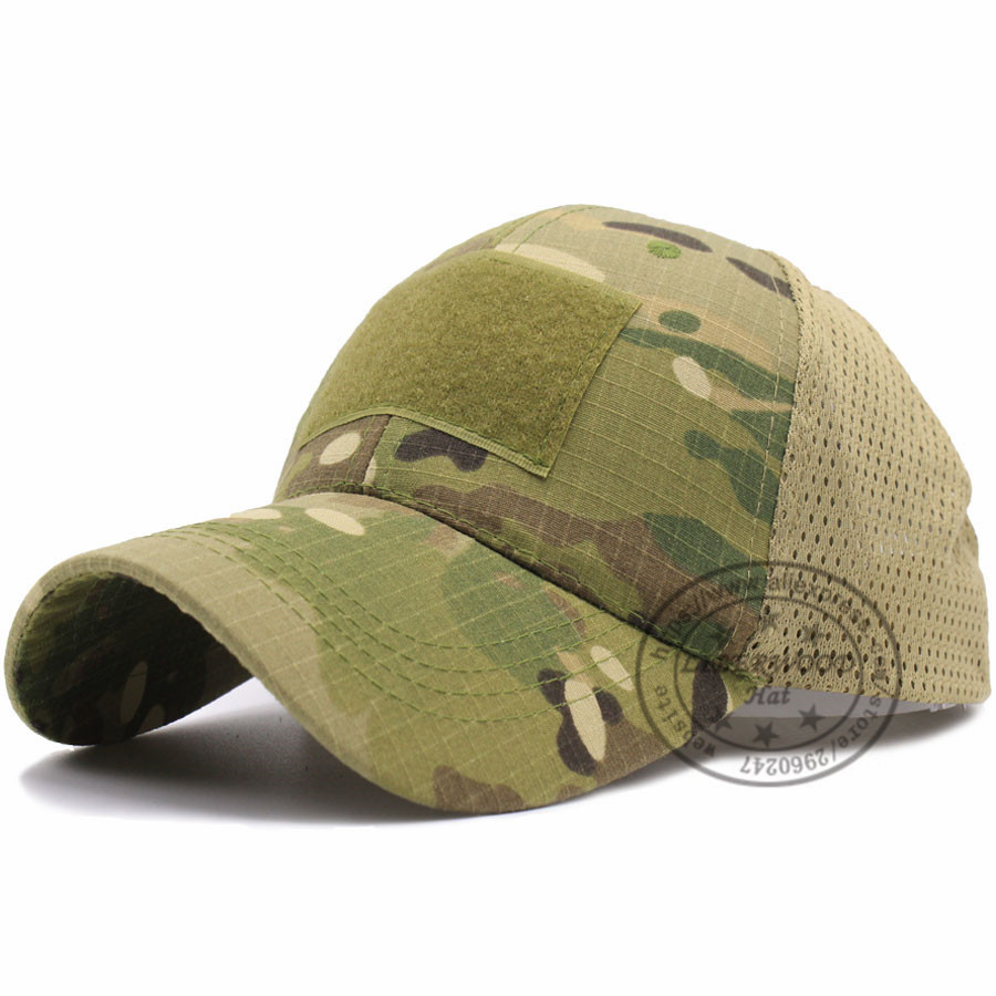 Acu Woodland Marpat Low Crown Operator Hat Camo Mesh Cap Airsoft Hats Tactical Contractor Army
