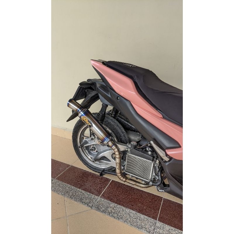 knalpot samlong original Dst blue series knalpot kobra half blue vario aerox nmax pcx mio lexi beat