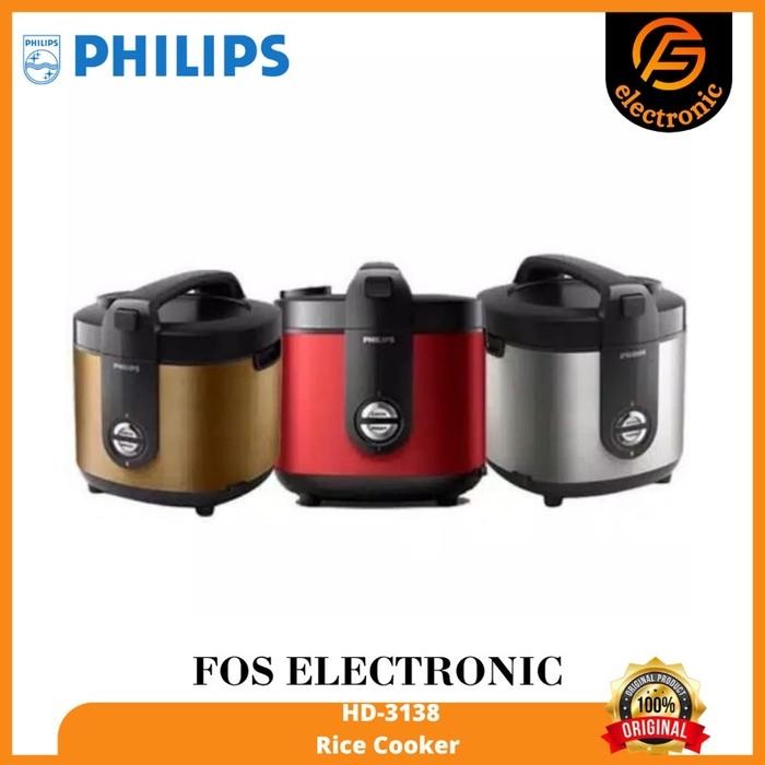 RICE COOKER PHILIPS HD 3138 / MAGIC COM HD3138 / 3138 - ORIGINAL [ RESMI ]