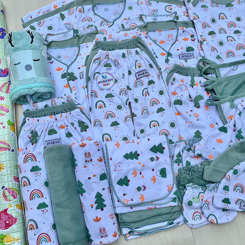 53 Pcs Paket Hemat Komplit Baju Bayi Baru Lahir Paket Hemat Baby Paket Komplit Bayi Baru Lahir