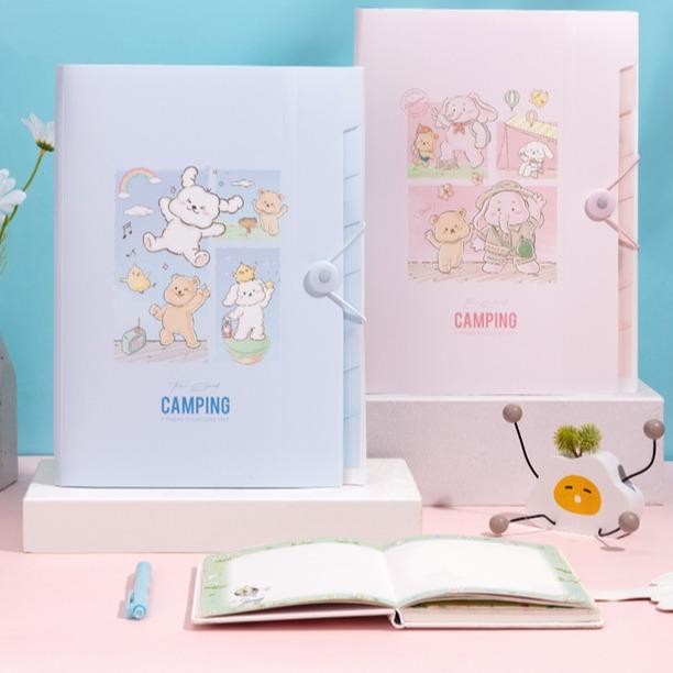 

Deli Map Dokumen Harmonika / Expanding File A4 Pink Biru PM303 Stationery