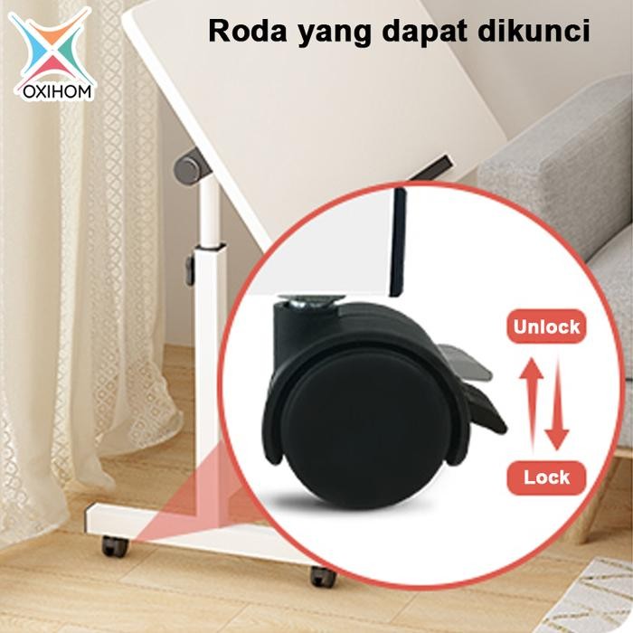 

Oxihom Meja Belajar Meja Laptop Meja Gambar Meja Makan Meja Kerja Roda Besi Kayu Furniture