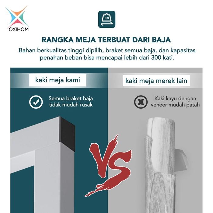 

Oxihom Meja Tempat Tidur Meja Kasur Meja Laptop Meja Ranjang Geser Kayu Furniture