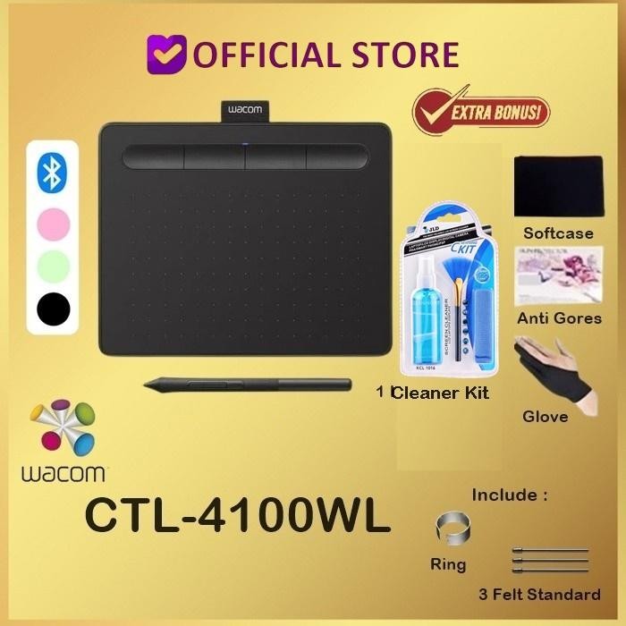 Wacom Intuos Drawing Tablet Small Bluetooth CTL-4100 CTL 4100 CTL4100
