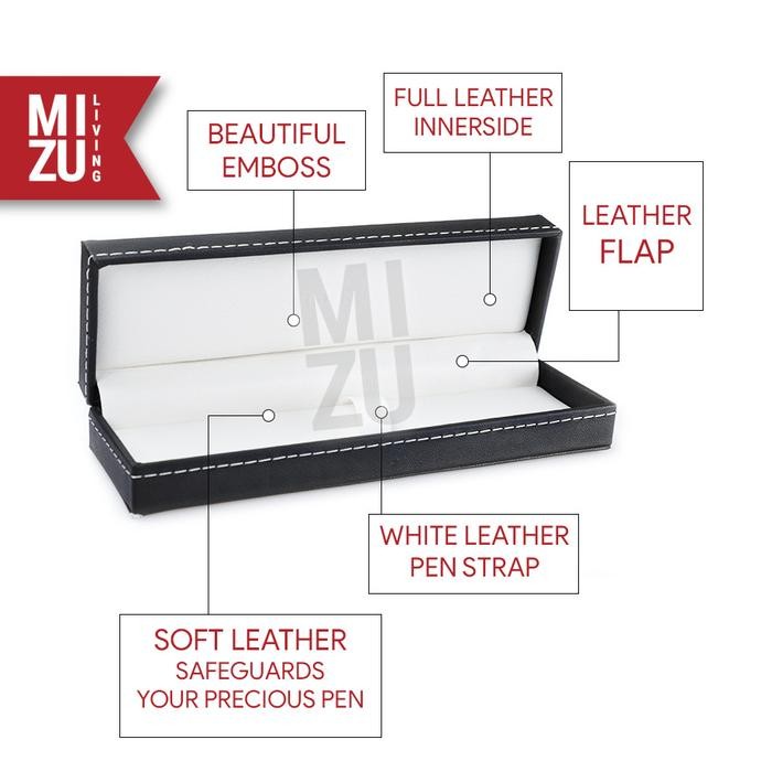 

JINHAO PREMIUM FULL LEATHER Pen Case Gift Box Kotak Pulpen Full Kulit