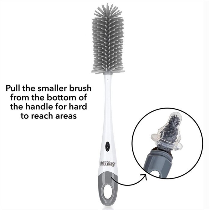 [Bestone] NUBY E BOTTLE & NIPPLE BRUSH WITH STAND