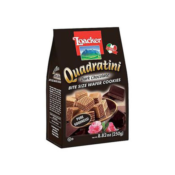 

LOACKER QUADRATINI DARK CHOCOLATE 250G
