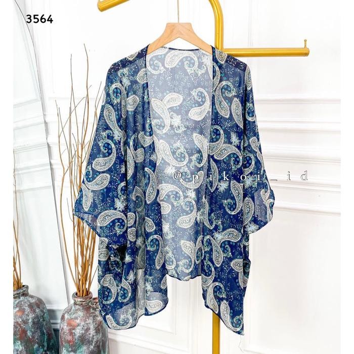 Coatelle- Cardigan Wanita / Summer Outer / Bunga / Hawai / Outer Pantai Panjang