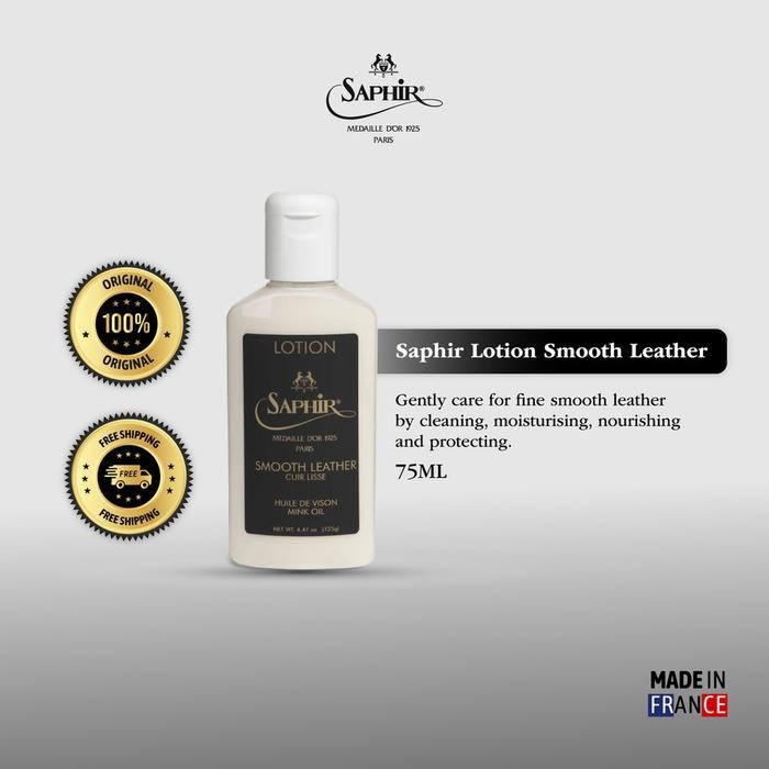 Perawatan Sepatu Kulit Saphir MDO (Medaille d'Or) Lotion Smooth Leather Sneaker Shoe Cleaner - 125ml