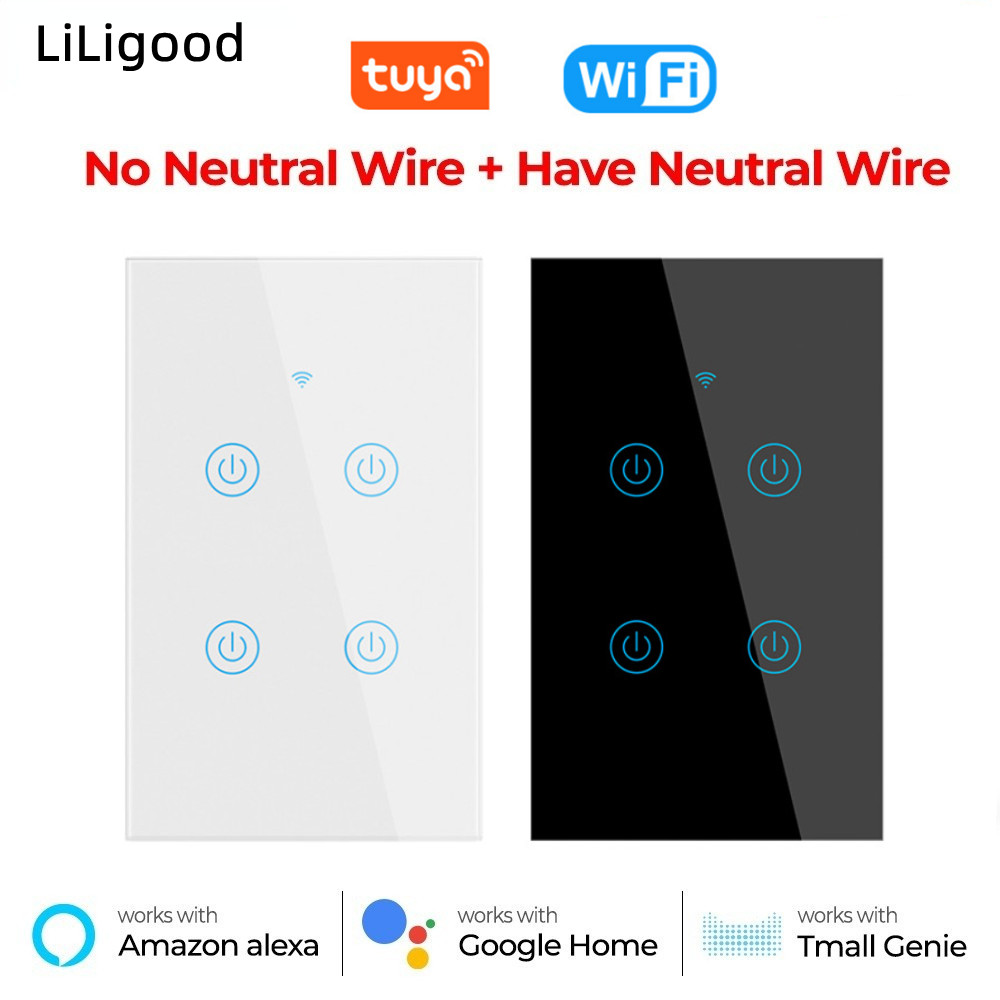 Tuya Smart Wifi Touch Switch No Neutral Wire Required Smart Home Life