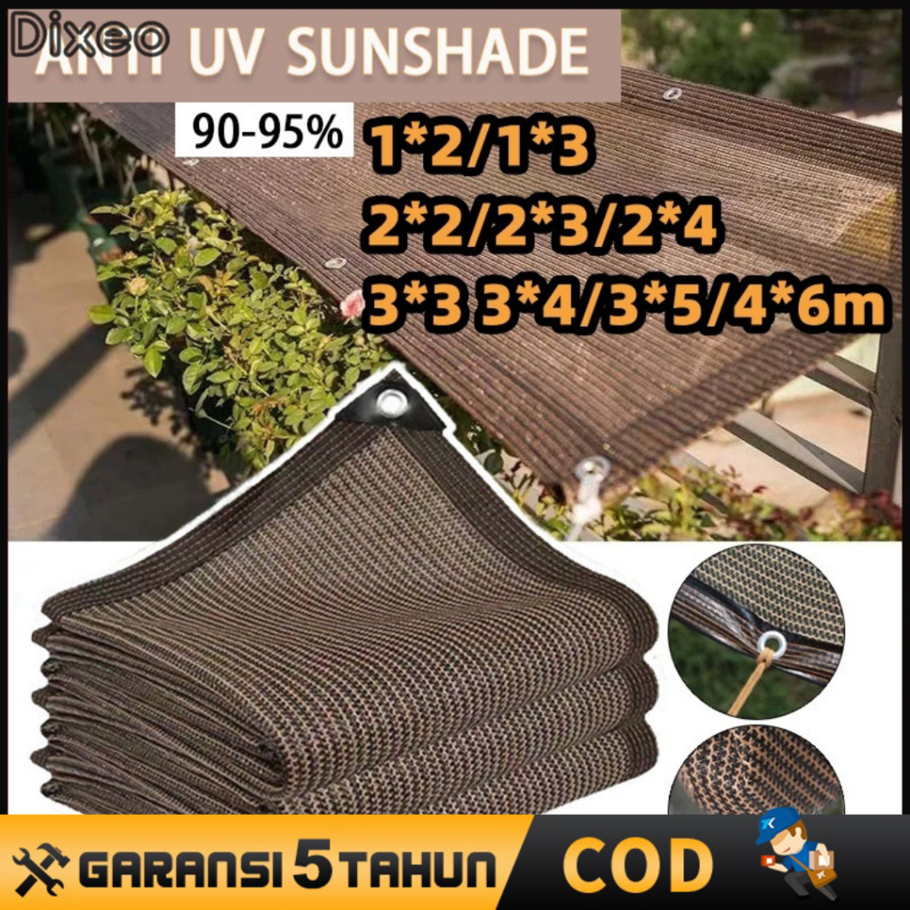 COD95% Paranet Anti-UV Jaring ShadingNet Jaring Paranet/ Garden Sunshade Net Jaring Net Tabir surya