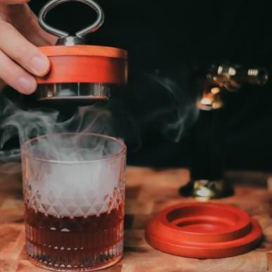 

SMOKE TOP WOOD COCKTAIL SMOKER / SMOKER ASAP KAYU / BARTENDER