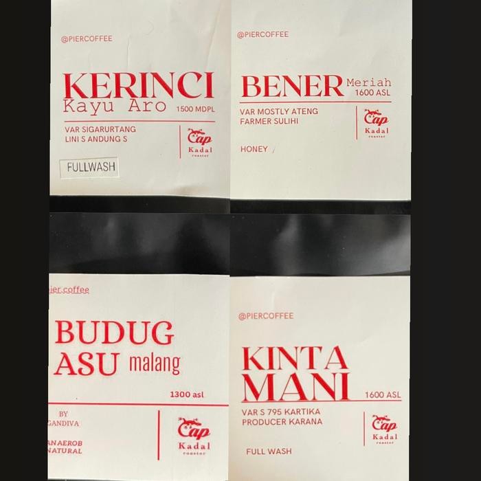 

Kopi bundling arabika 100 gram (3 items)