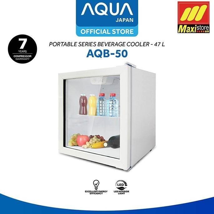 TERBARU Showcase mini portable AQUA AQB50 putih