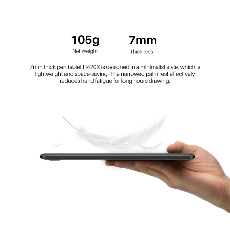 

Huion H420X Graphics Tablet 4.17 X 2.6Inch Digital Tablet Graphic Tablet For Drawing Painting With