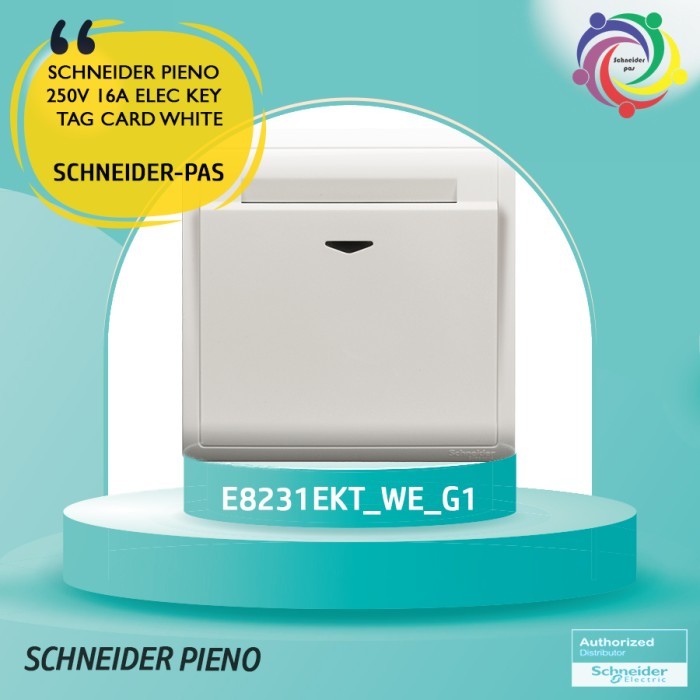 Sale Schneider Pieno 250V 16A Elec Key Tag Card White