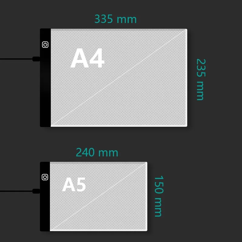 

Led Copying Board, Copy Table 3-Level Dimming Board, Drawing Puzzle Toy, Gift, Dimmable Children'S