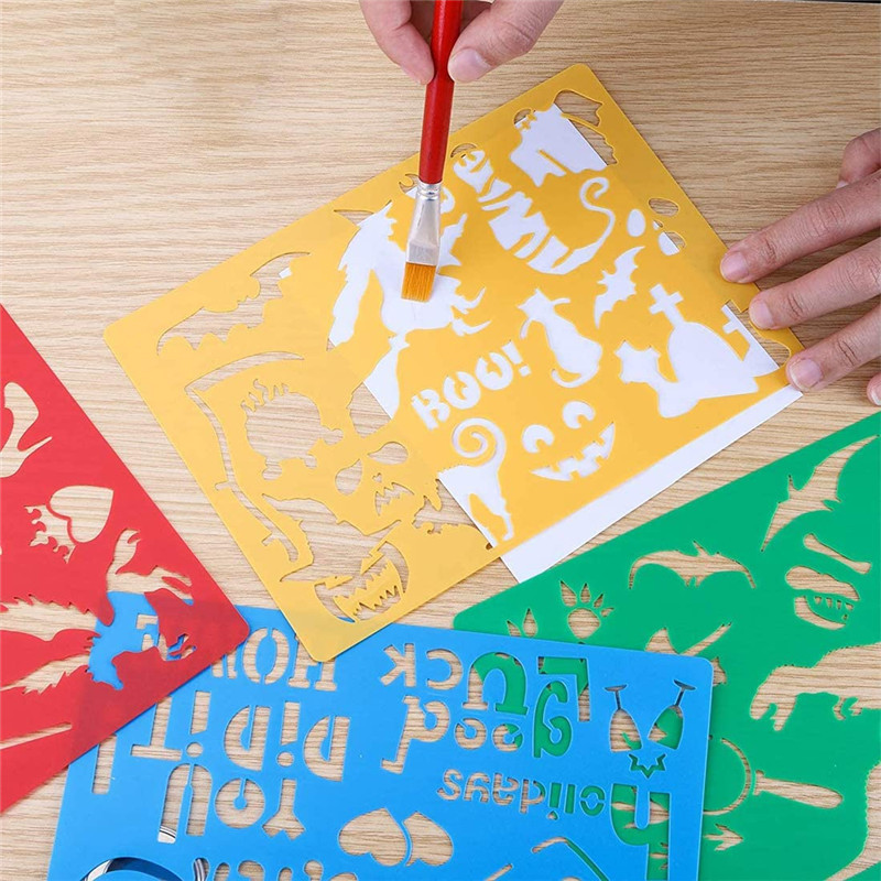 

5/10/20 Pcs Drawing Stencils Set For Kids Art Tool Drawing Color Board Children Painting Stencil