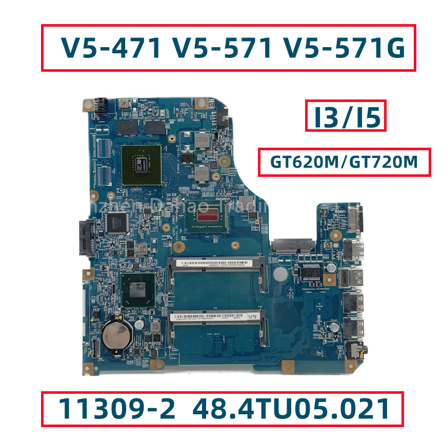 11309-2 48.4TU05.021 For Acer Aspire V5-471 V5-471G V5-571 V5-571G Laptop Motherboard With I3 I5 CPU